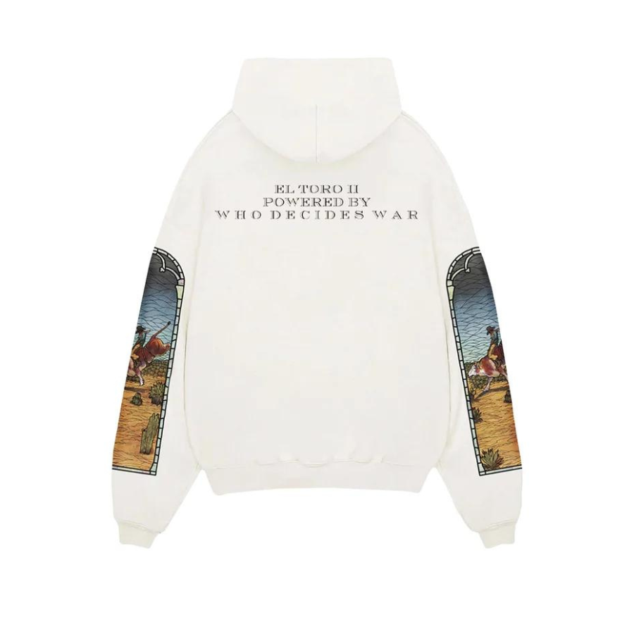Who Decides War x EST Gee Stained Glass Hoodie 'White' WDSG627