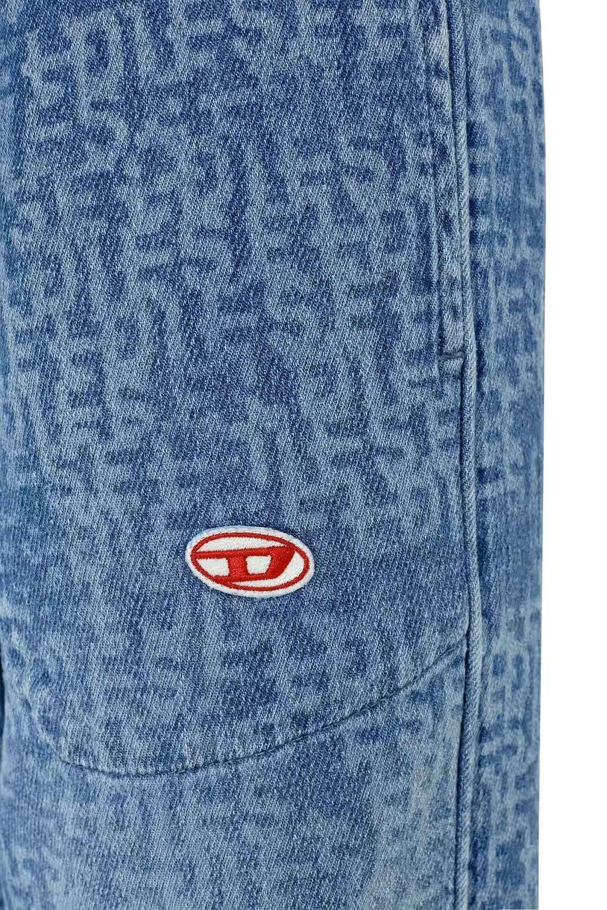 Diesel D-Martians Blue Sweat Jeans Denim