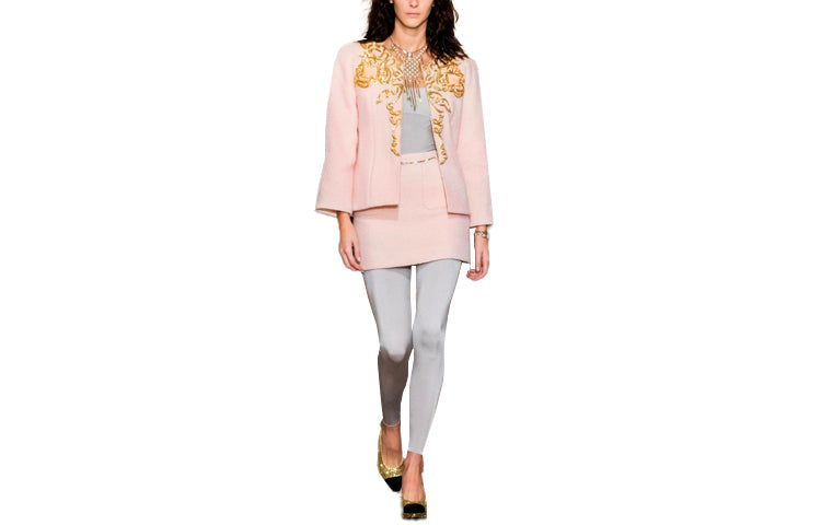 CHANEL Casual Short Skirts Women's Pink