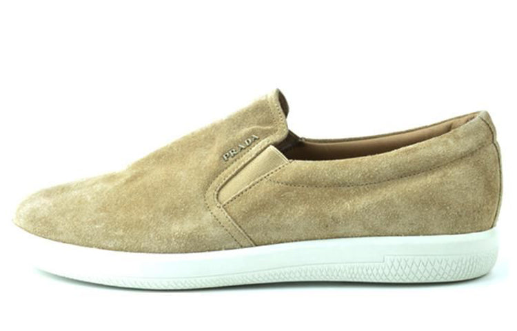 PRADA Men's Casual Shoes Men Low-Top Brown