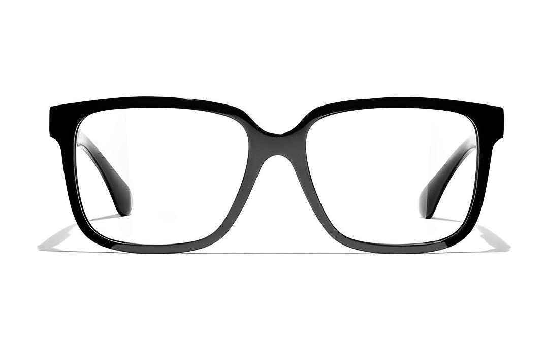 CHANEL Eyeglass Frames Women's Black