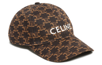 CELINE Baseball Caps Unisex Brown