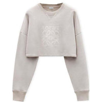 LOEWE Cropped Cotton Sweatshirt