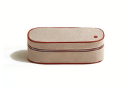HERMES Jewelry Boxes Unisex Beige/Red