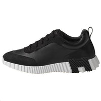 HERMES Bouncing Low-Top Casual Shoes Men Black