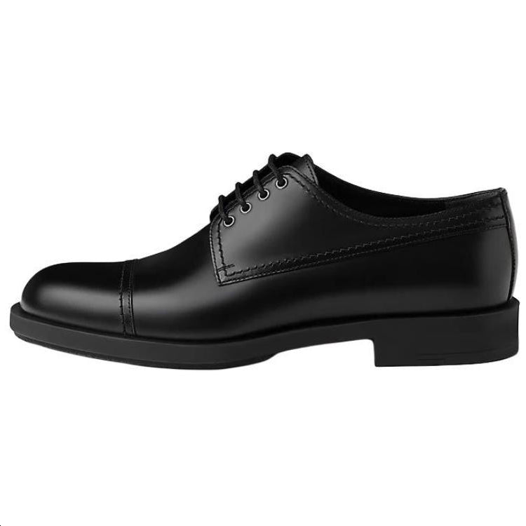 HERMES Jerome Dress Shoes Men's Black
