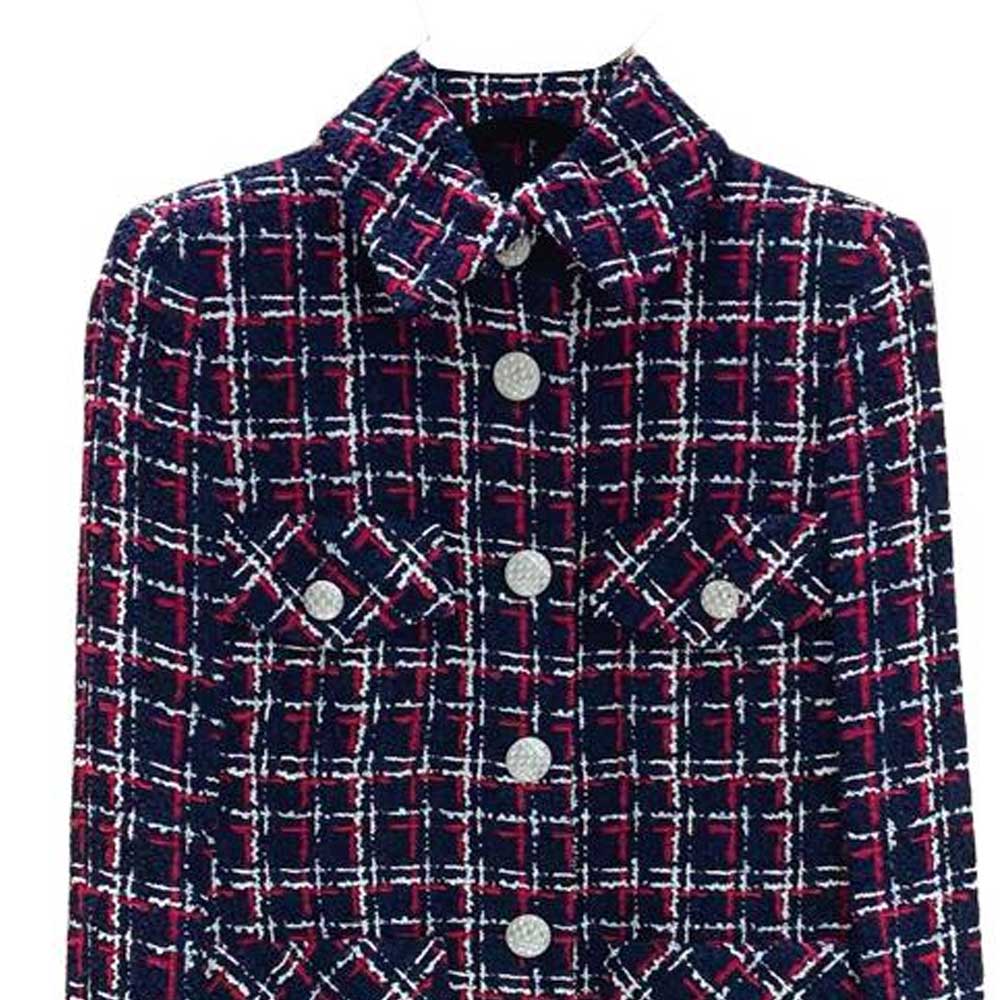 CHANEL Jackets Coats Unisex Red