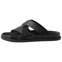 HERMES Slide Slippers Men's Black