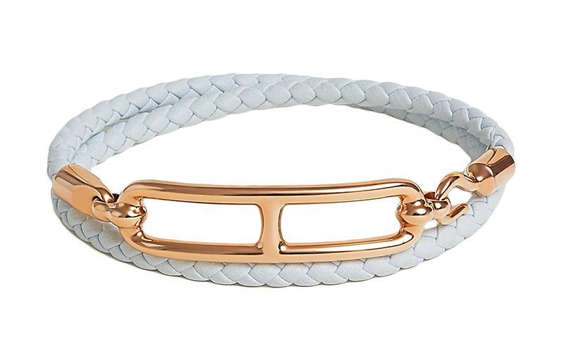HERMES Roulis Bracelets Unisex Blue