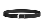 HERMES Calfskin Leather Belts Men's Black Width: 3.2cm