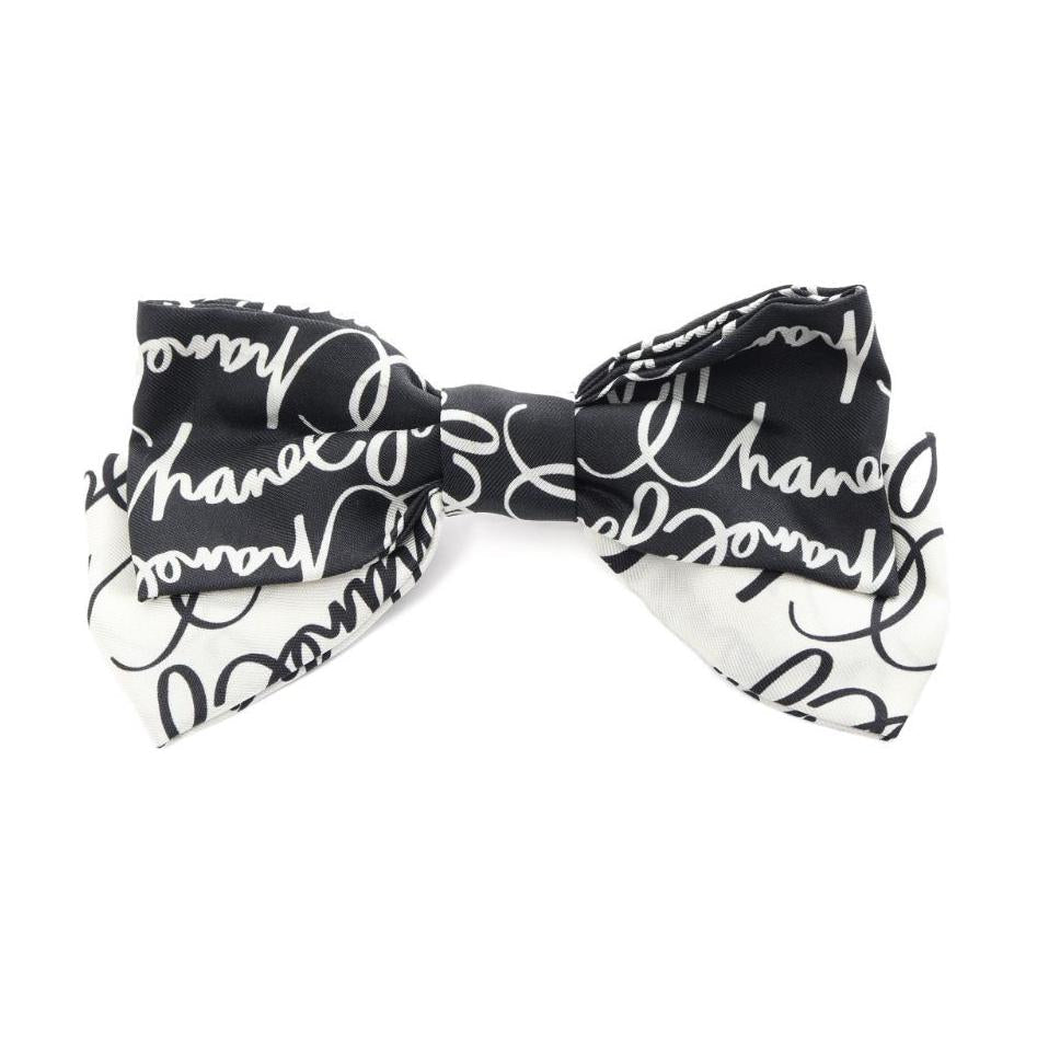 CHANEL Pre-Owned 1986-1988 Logo-print Bow Hair Clip