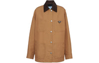 PRADA Triangle logo Canvas Blouson Jacket