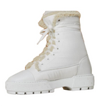 HERMES Fresh Ankle Boots 4cm Women's White