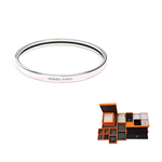 HERMES Palladium-Plated Bangles Women's Lotus Color
