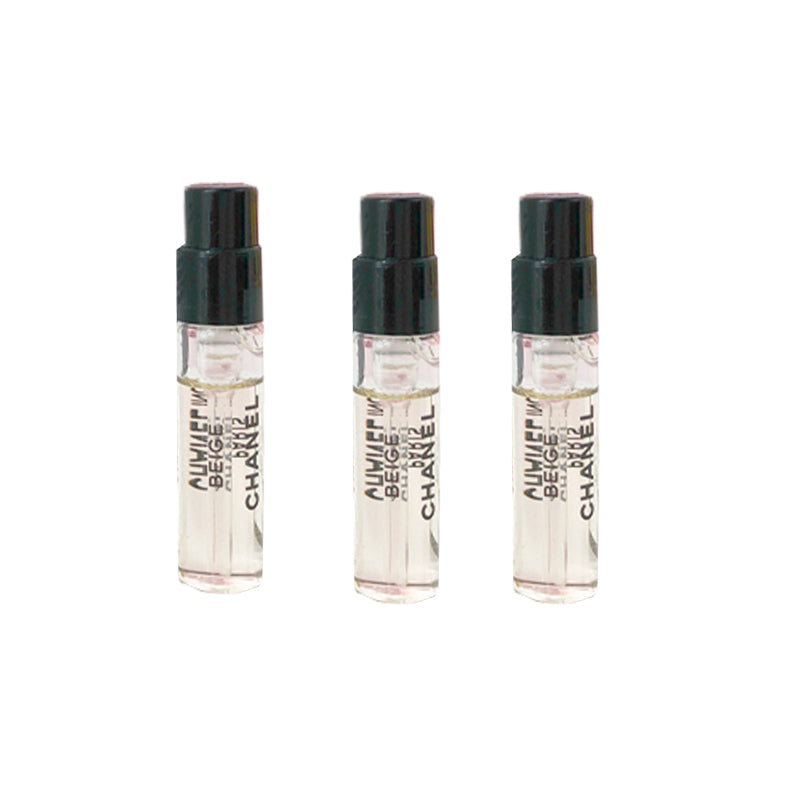 CHANEL Beige Fashion Spray-on Mini Perfume Sample Set Perfume EDP 1.5ml*3