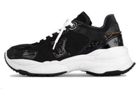 LOUIS VUITTON Run 55 Casual Shoes Women's Black