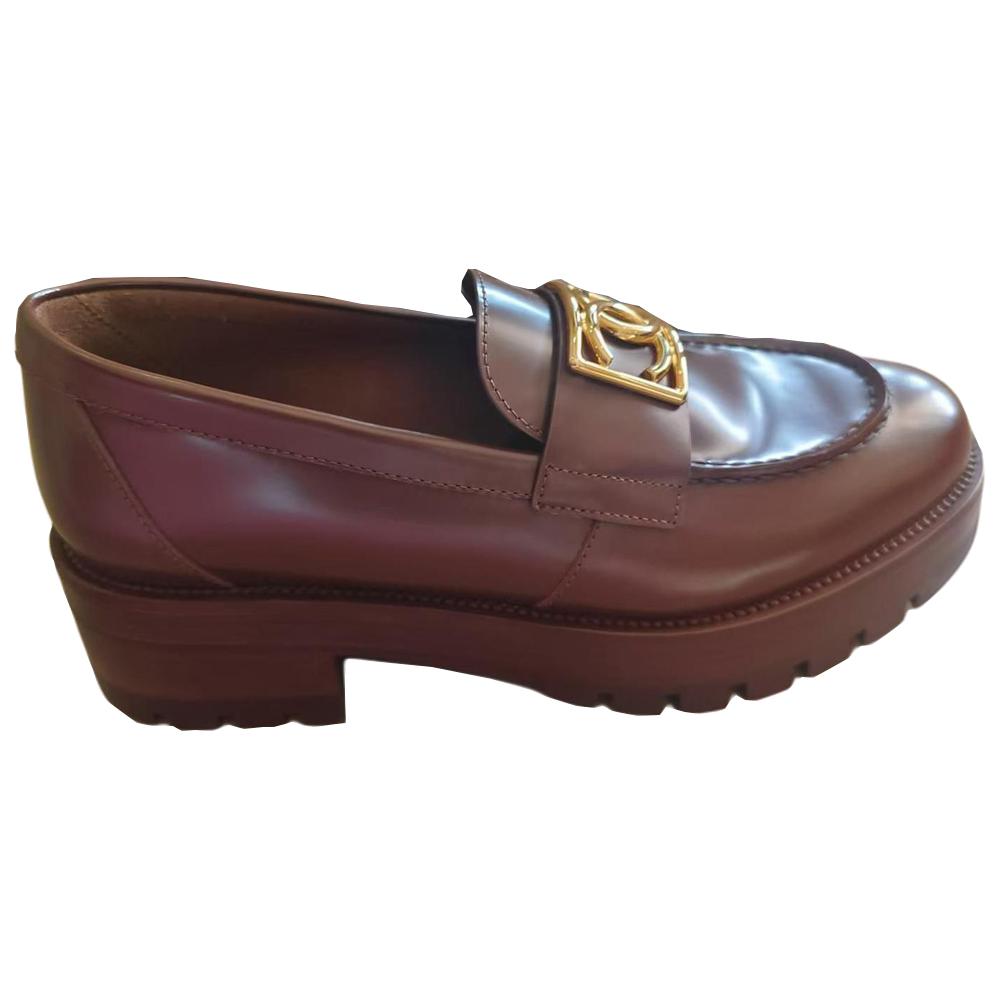 CHANEL Loafers Women's Brown