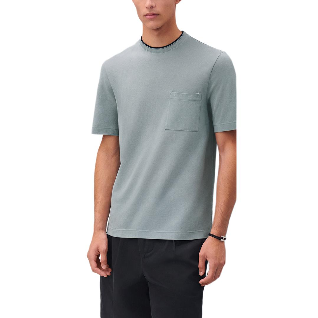 HERMES T-Shirts Men Blue