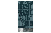 HERMES Cashmere Knit Scarves Men's
