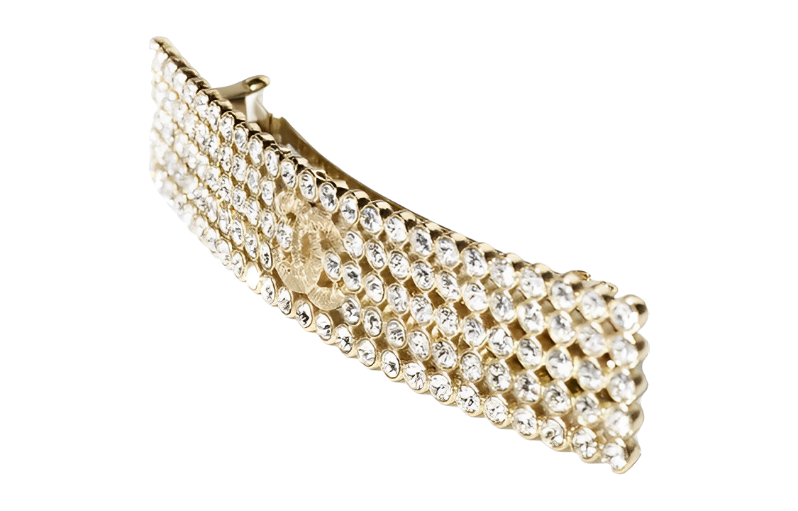 CHANEL Hair Clips Women's Gold