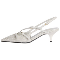 MIU MIU Slim Heel High Heels 5.5cm Women's White
