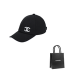 CHANEL - Baseball Caps Unisex Black
