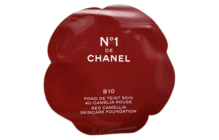 CHANEL No. 1 Red Mountain Camellia Foundation Mini Makeup Sample Pack Natural Long Lasting Concealing B10 1ml*5
