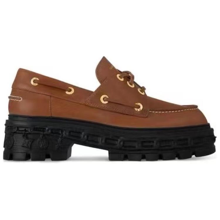 LOUIS VUITTON Loafers Women's Brown