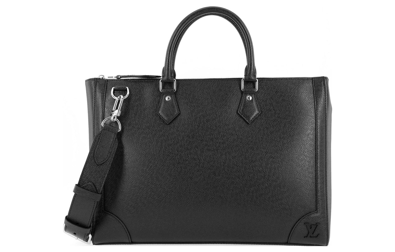 LOUIS VUITTON Cow Leather Briefcases Men's