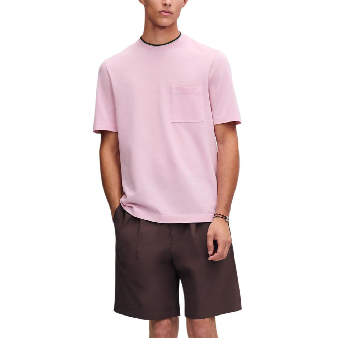 HERMES T-Shirts Men Pink