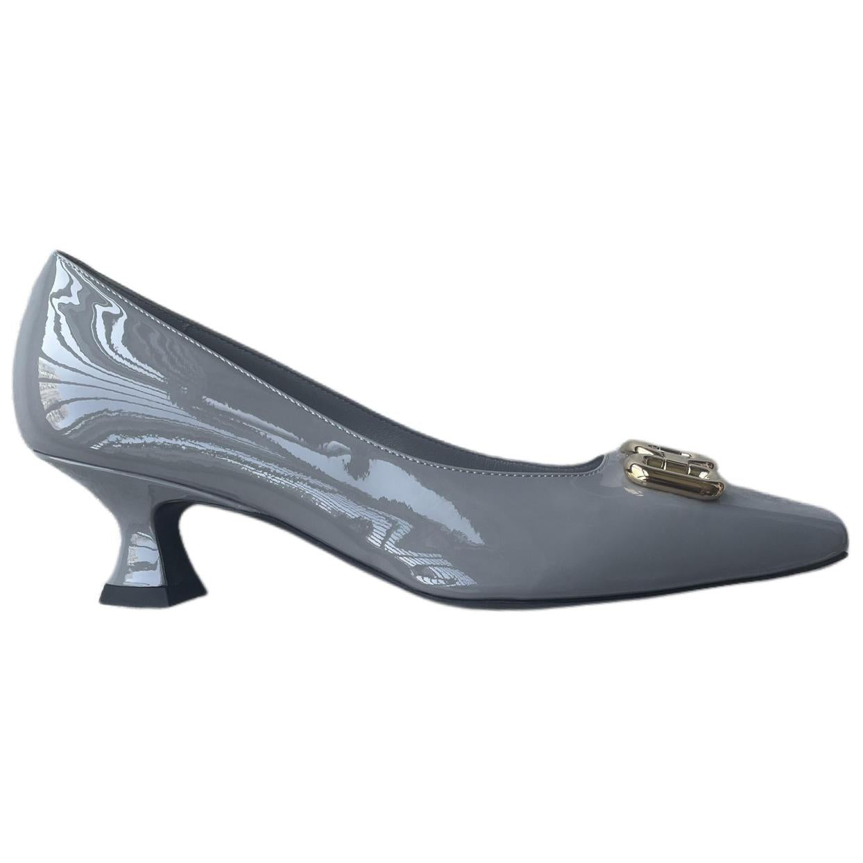 LOUIS VUITTON Rotary High Heels 4.5cm Women's Gray