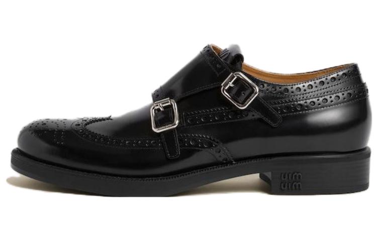 MIU MIU X Church's Leather Brogue Shoes