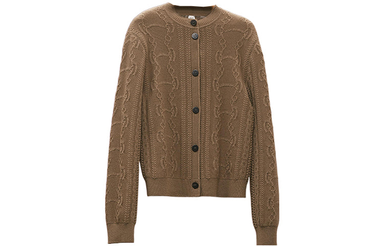 HERMES Cashmere Sweaters Women's Gobi Green