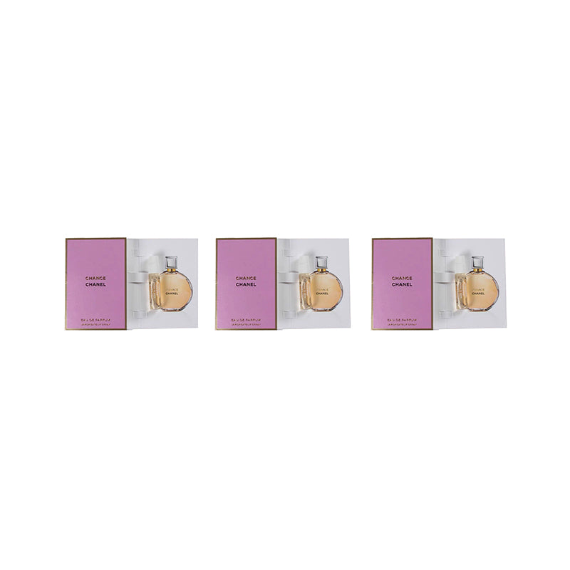CHANEL Encounter Perfume Sample Set Eau De Parfum Miniature Swatches Jasmine Iris 1.5ml*3