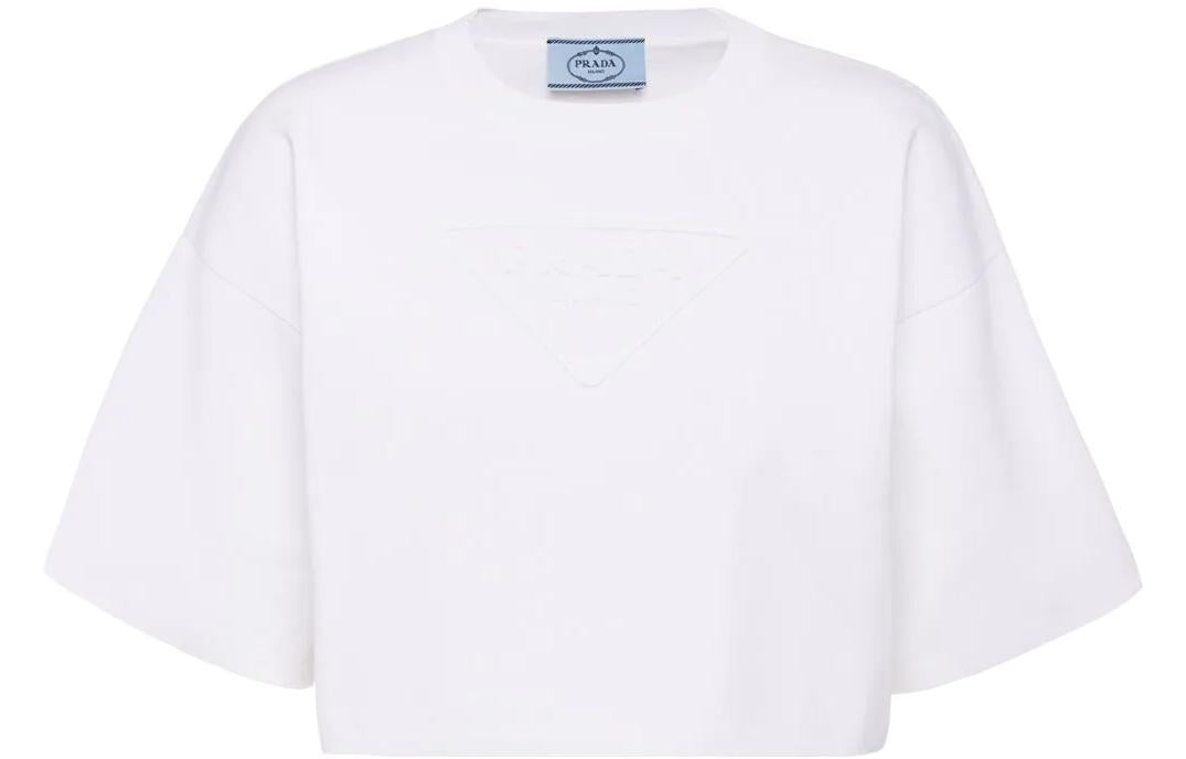 PRADA Crop Tops Women's White