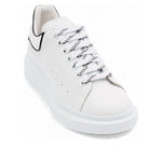 Alexander McQueen Oversized Sneaker 'New Tech Calf White Black' 625156-WIEEQ-9074