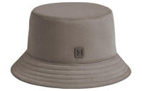 HERMES Cotton Bucket Hats Unisex Gray