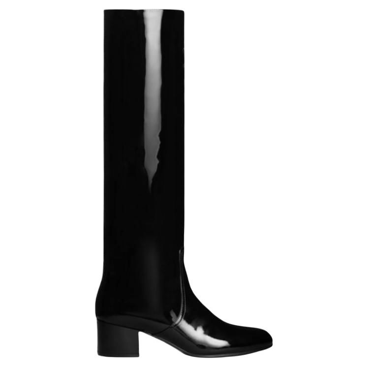 CELINE Knee high Boots Women's Black