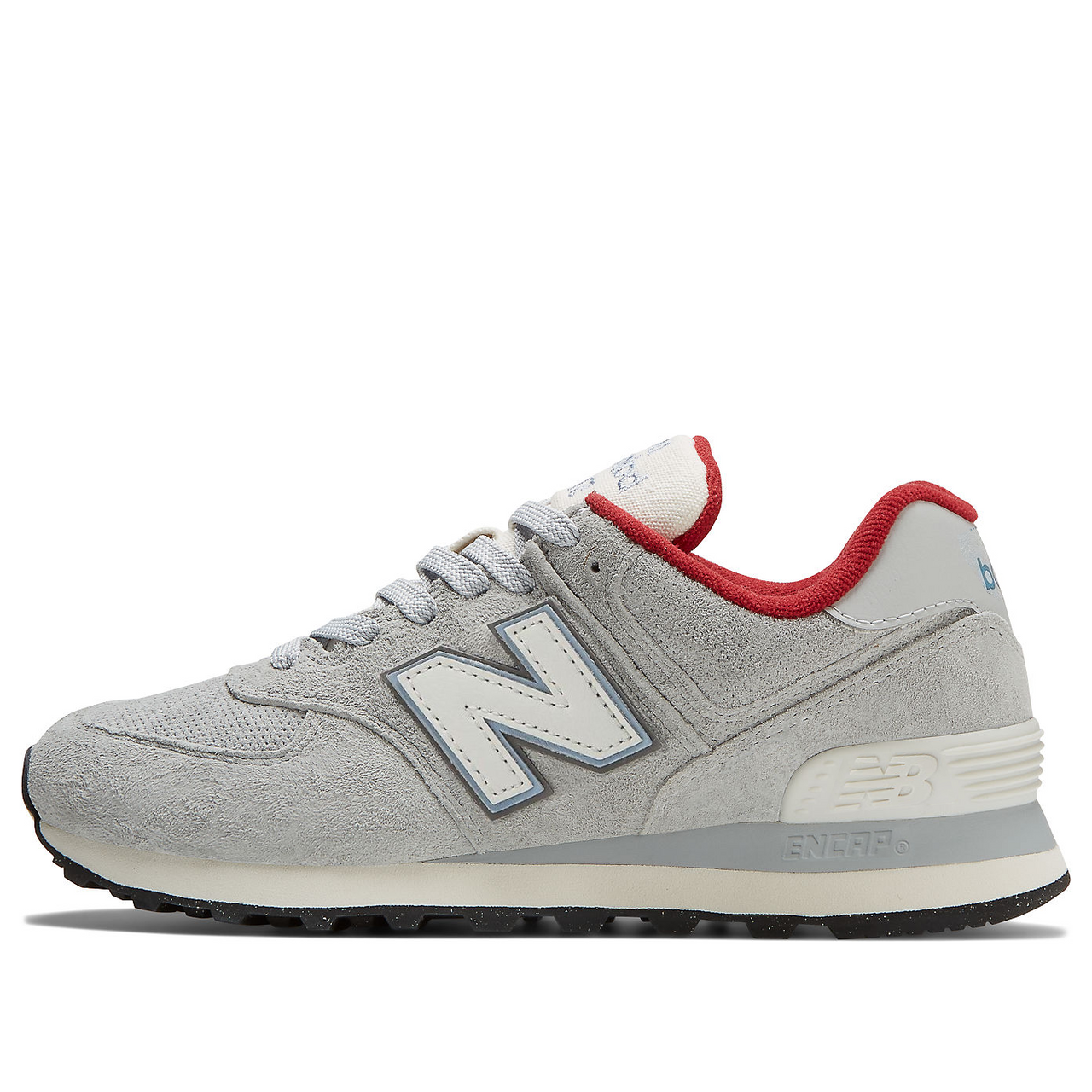 (WMNS) New Balance 574 'Grey Red' WL574BU2