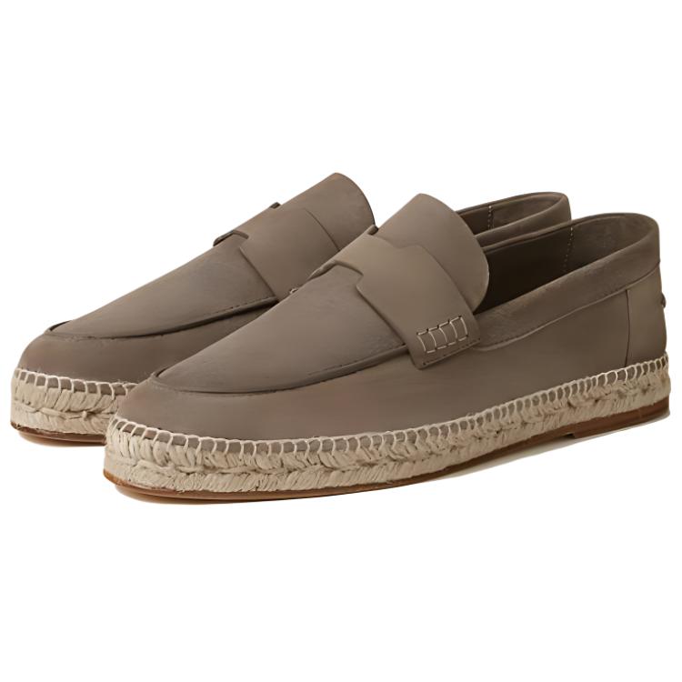 HERMES Trip Espadrilles Men's Umber