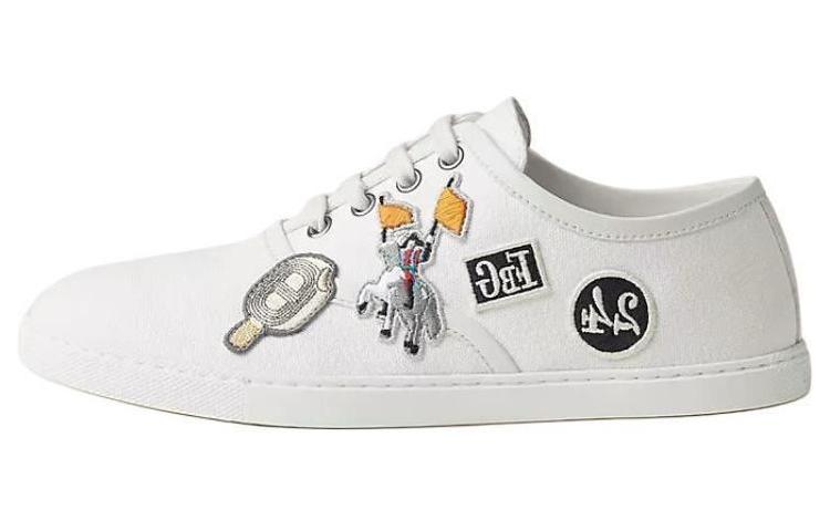 HERMES Innocent Low-Top Skateboard Shoes Women's White