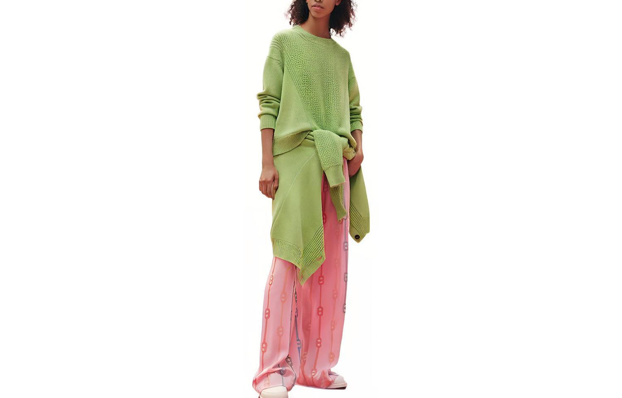 HERMES SS23 Cashmere Sweater Women's Green
