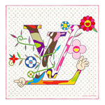 LOUIS VUITTON Lv X Tm Monogram Superflat Square 90