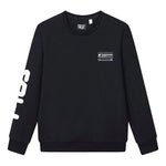 FILA Logo Print Sports Pullover 'Black White' F11M149208F-NV