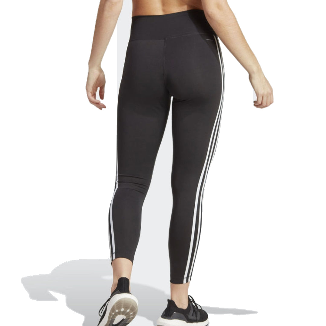 (WMNS) adidas Train Essentials 3-Stripes High-Waisted 7/8 Leggings Asia Sizing 'Black' HT5438