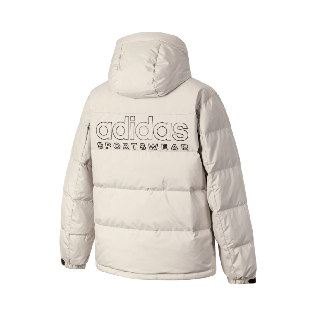 adidas Down Hooded Jacket 'Beige' IW0780