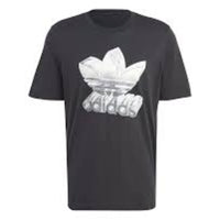 adidas Rekive Graphic T-Shirt Asia Sizing 'Black White' HR3399