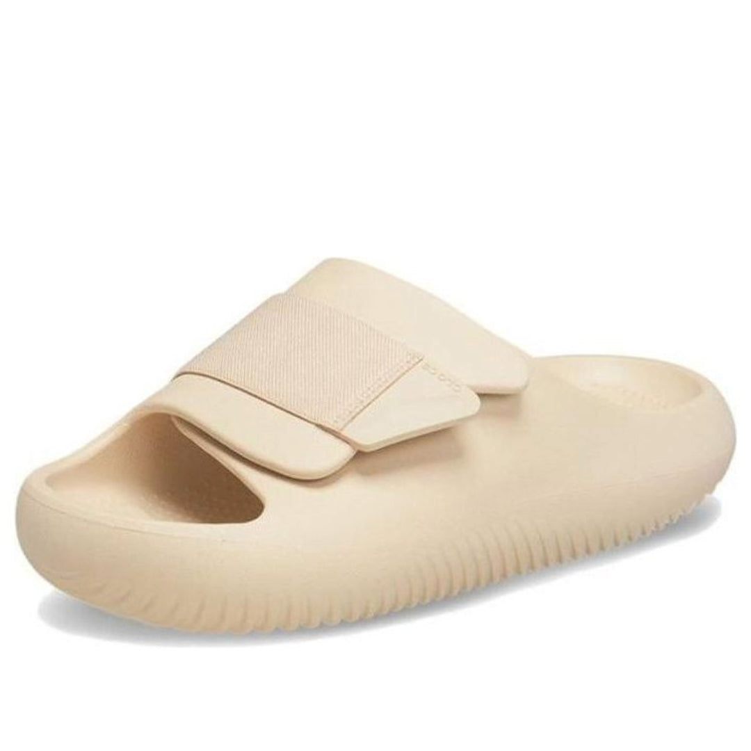 Crocs Mellow Luxe Recovery Slide 'Beige' 209413-2DS