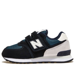 New Balance 574 Low Cut K Black/Blue PV574BD1