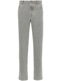 Brunello Cucinelli Slim-Cut Cotton Trousers